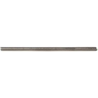 Midwest Fastener 1/4"-20 x 6" Zinc Plated Grade 2 Coarse Thread Threaded Rods - 80819
