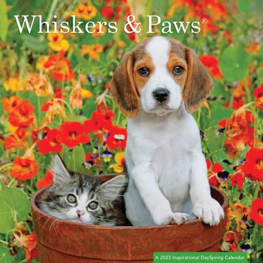Dayspring Whisker & Paws Mini Wall Calendar - J7897