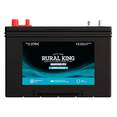 Rural King Deep Cycle Marine/RV Battery - DC27HDT