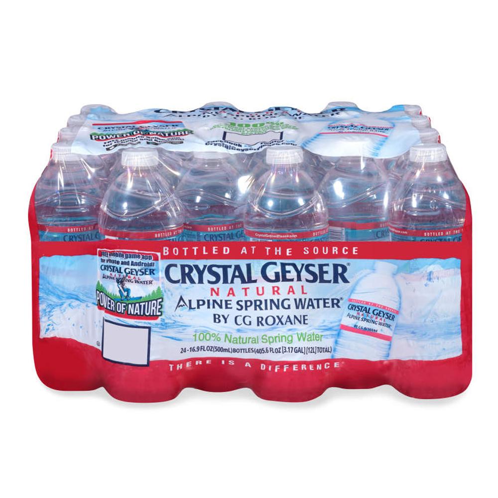 Crystal Geyser Spring Water, 24 Pack