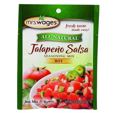 Mrs. Wages Jalapeno Salsa Mix, 0.8 oz.