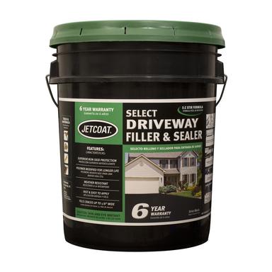 Jetcoat Select Ready-To-Use Driveway Filler and Sealer, 4.75 Gallon - 25695