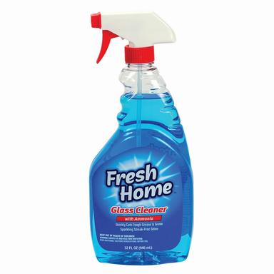 Fresh Home Glass Cleaner with Ammonia, 32 oz. Spray Bottle - OFH00820