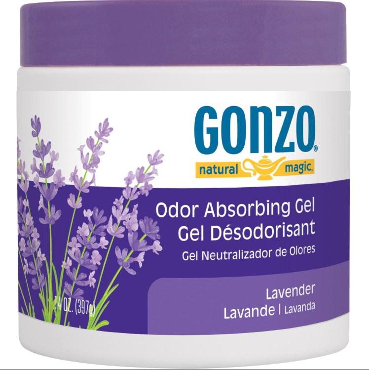 Gonzo Odor Absorbing Gel Lavender, 14 oz. - 4123D