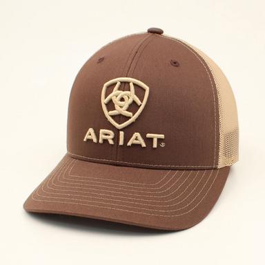 Ariat Men's R112 Cap with Center Signature Logo Shield Cap - A300003102