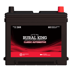 Rural King Classic Automotive Battery - 26R-60 Main Image