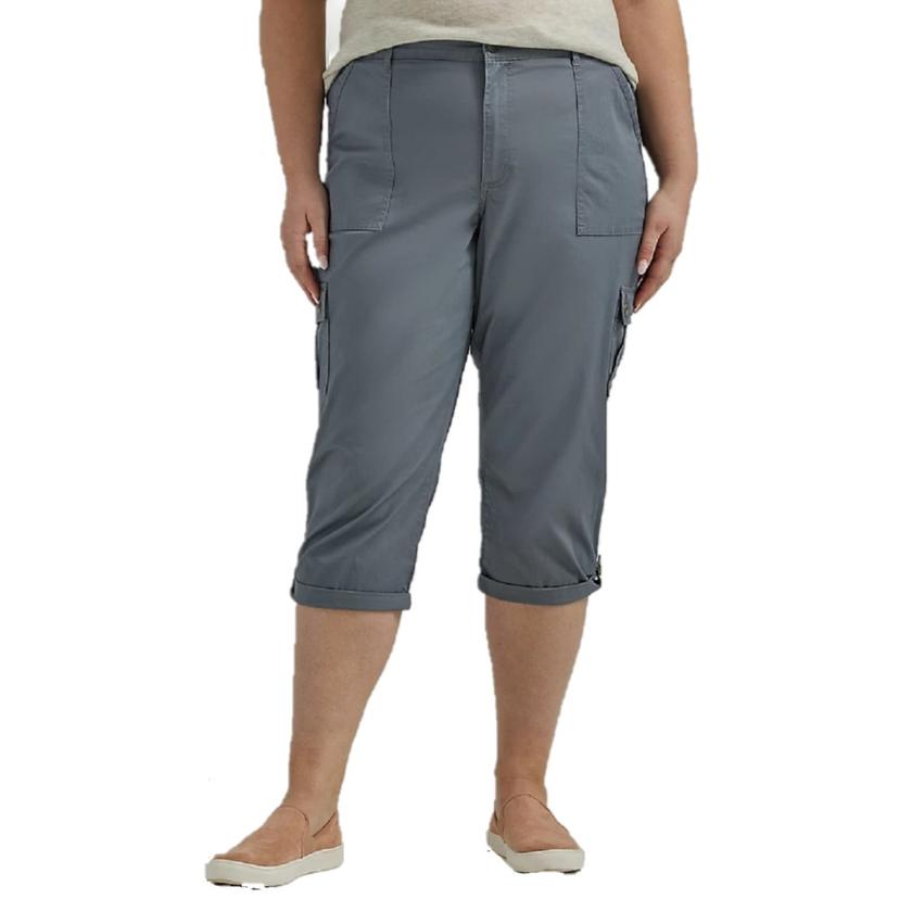 Women's Ultra Lux Comfort with Flex-To-Go Relaxed Fit Cargo Capri
