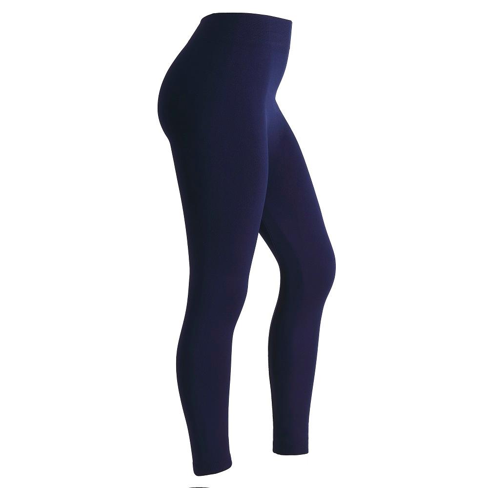 High Waisted 3/4 Length Leggings - Navy - The Painted Cottage
