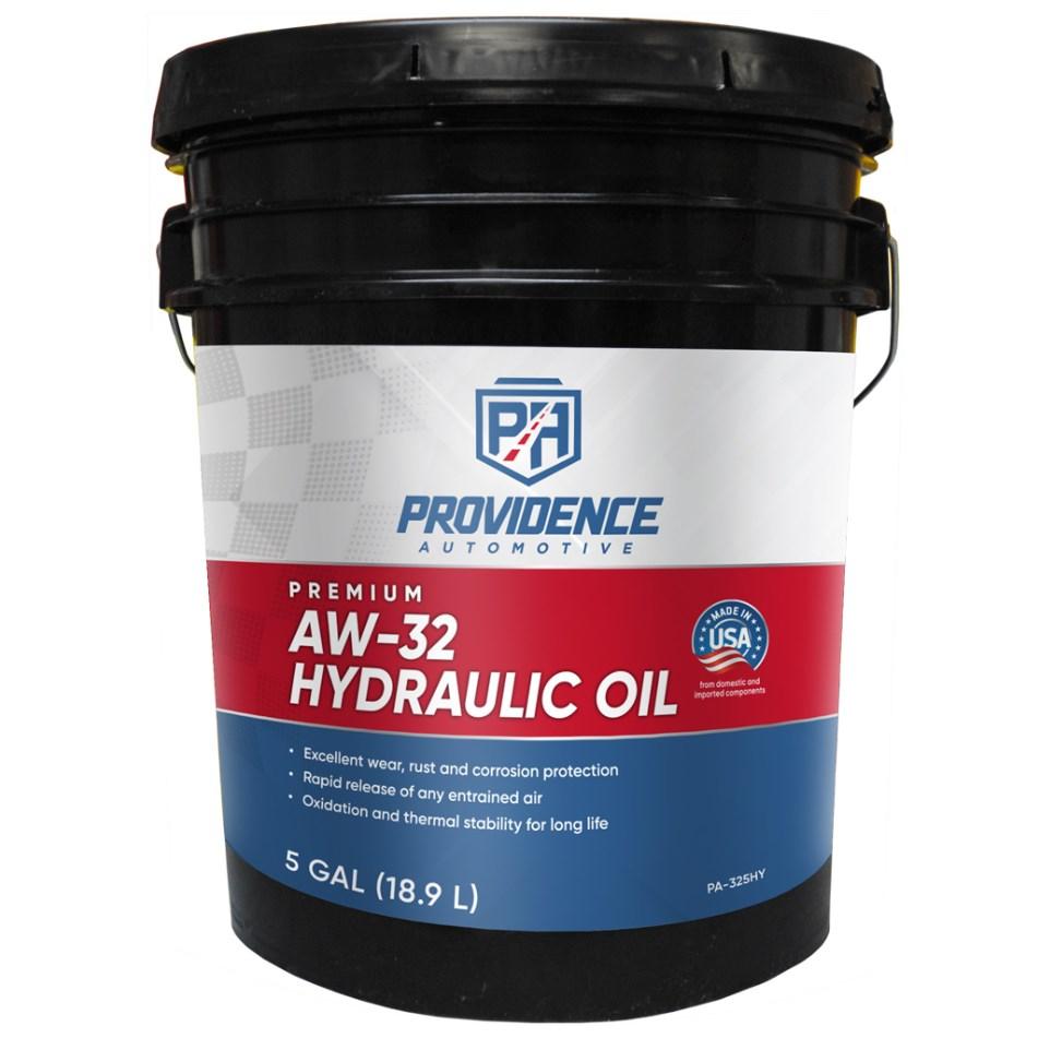 Providence Automotive AW32 10W Premium AW Hydraulic Oil, 5 Gallon - PA-325HY