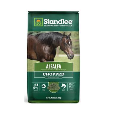 Standlee Premium Western Forage Alfalfa Chopped Hay Horse Feed, 40 lb. Bag - 1100-70101-0-0