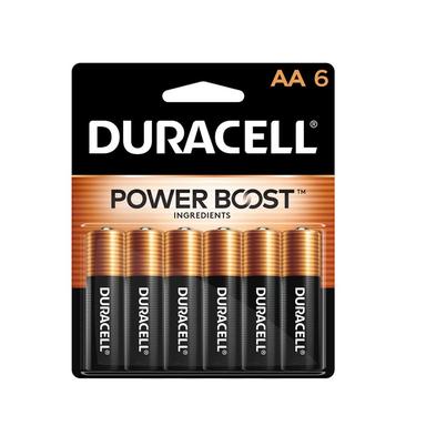 Duracell Coppertop AA Alkaline Batteries, 6 Pack