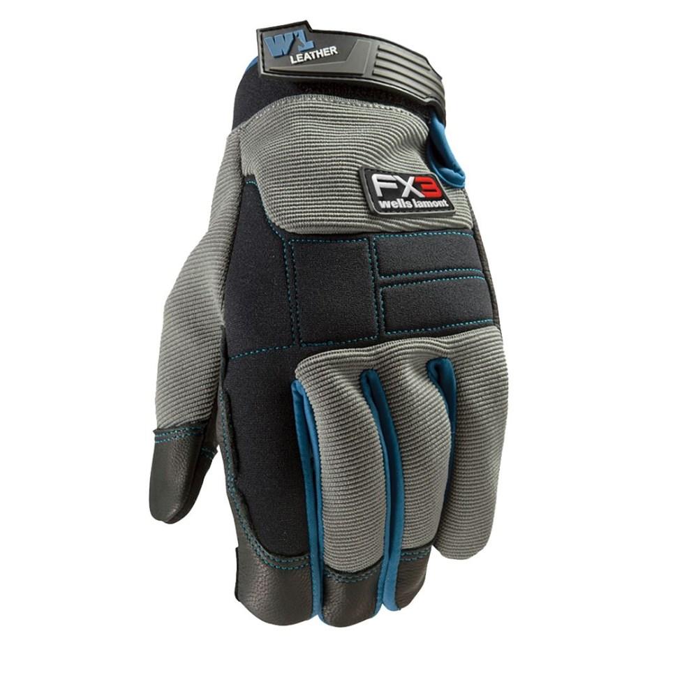 Wells Lamont FX3™ Leather Palm Work Glove, Black - 7724 | Rural King