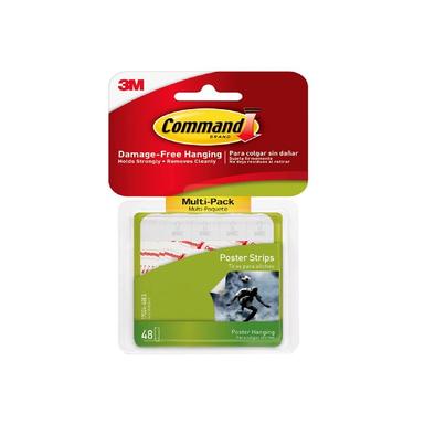 Command™ Poster Strips, Multi-Pack 48 strips - 17024-48ES