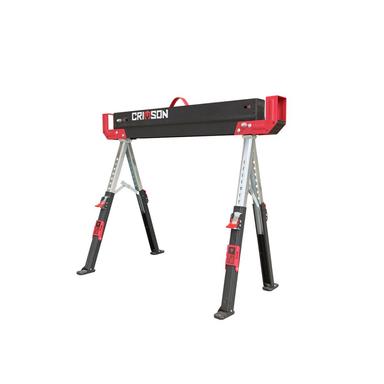 Crimson Force Adjustable Steel Sawhorse with 1300 lb. Weight Capacity -  YH-HPP-7