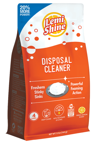Lemi Shine Garbage Disposal Cleaner & Deodorizer, 4 Uses, 5.1 oz. Bag - 30212406