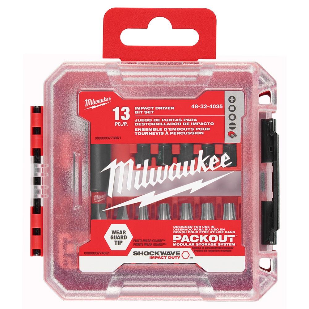 Milwaukee SHOCKWAVE Impact Bit Set 100pc with Packout