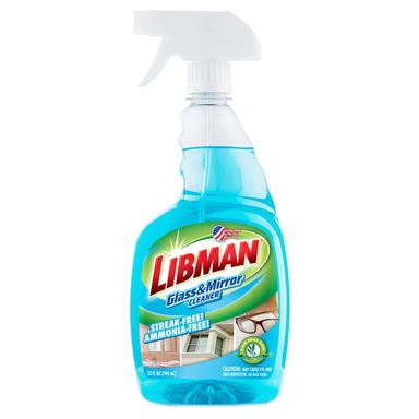 Libman Glass and Mirror Cleaner Spray Trigger Bottle, 32 oz.