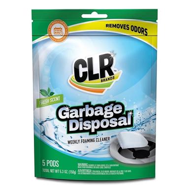 CLR Brands™ Garbage Disposal Weekly Foaming Cleaner, 5 Pods
