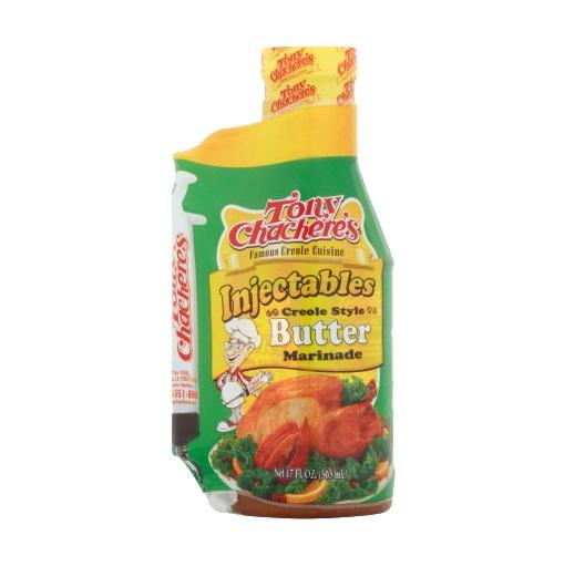 Tony Chachere's Creole Butter 17 oz. Injectable Marinade | mbbqsupply
