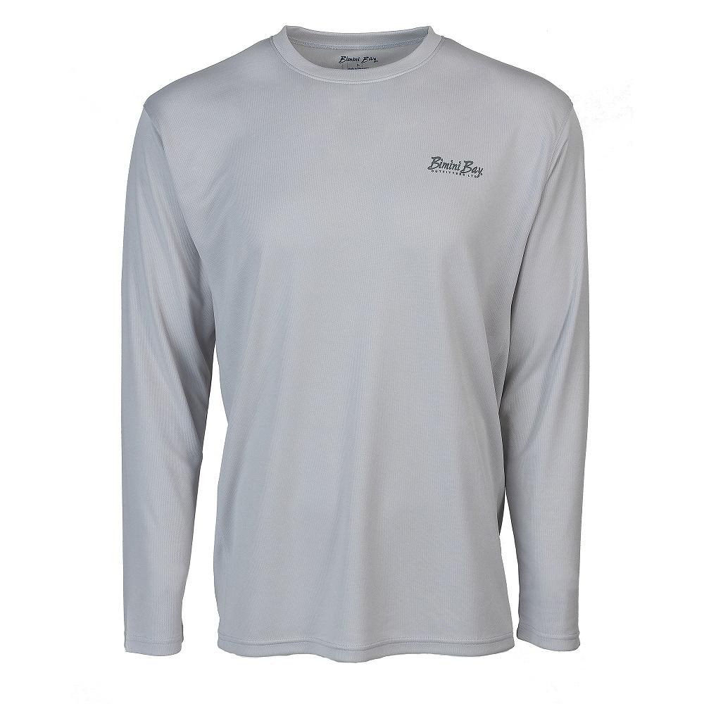 Bimini Bay Outfitters Cabo Crew V Men's Long Sleeve Shirt Featuring BloodGuard Plus