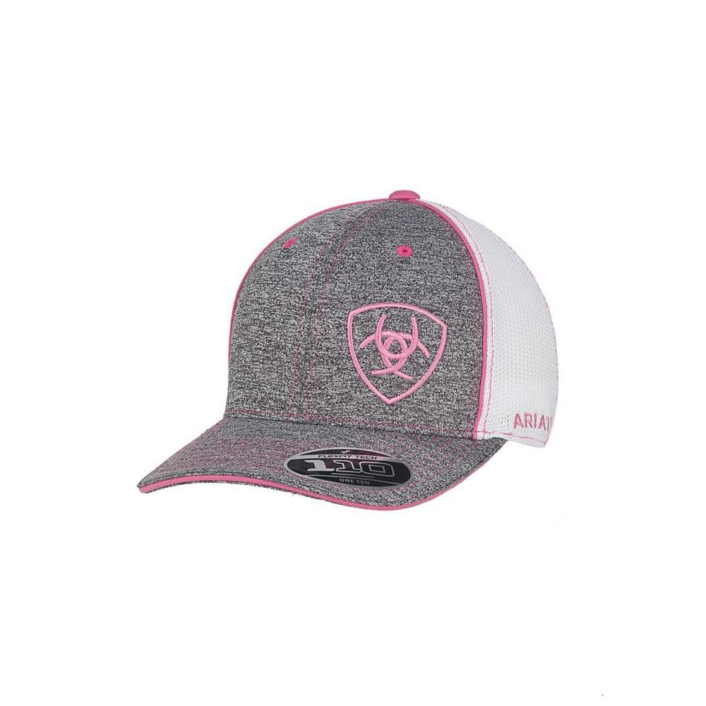 Ariat Women's Flex Fit 110 Offset Shield Cap Pink - 1504930