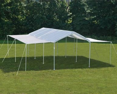 ShelterLogic 10' x 20' Canopy Extension Kit, White - 25730