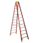Werner 12' Fiberglass Step Ladder, Type 1A - 6212