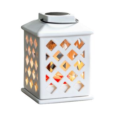 Candle Warmers Brand Illumination Fragrance Warmer, Top Down Trellis Lantern - TWTRL
