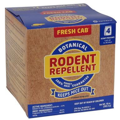 Fresh Cab Botanical Rodent Repellent, 4 Pack - EPAC-1