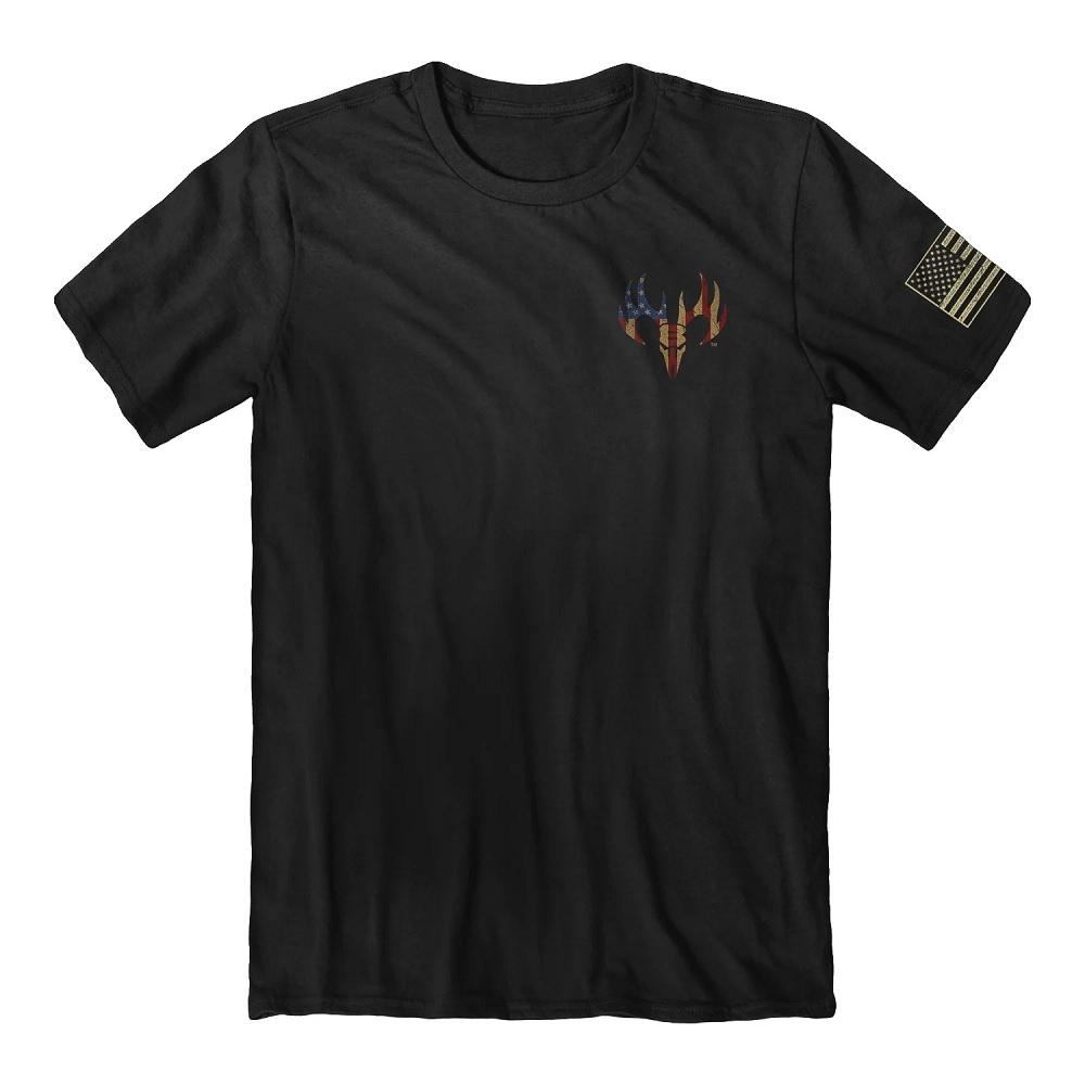 Buck Wear Gun Safety Rule Men's Graphic T-shirt, Black - 2175