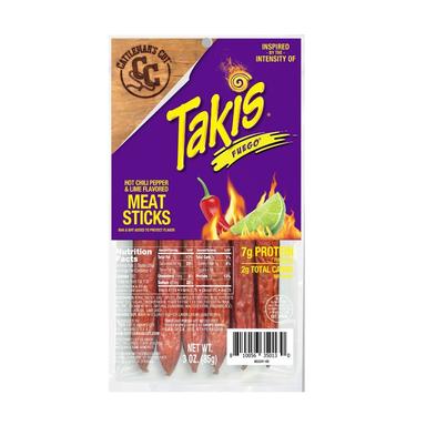 Taki's Fuego Spicy Meat Stick, 3 oz.