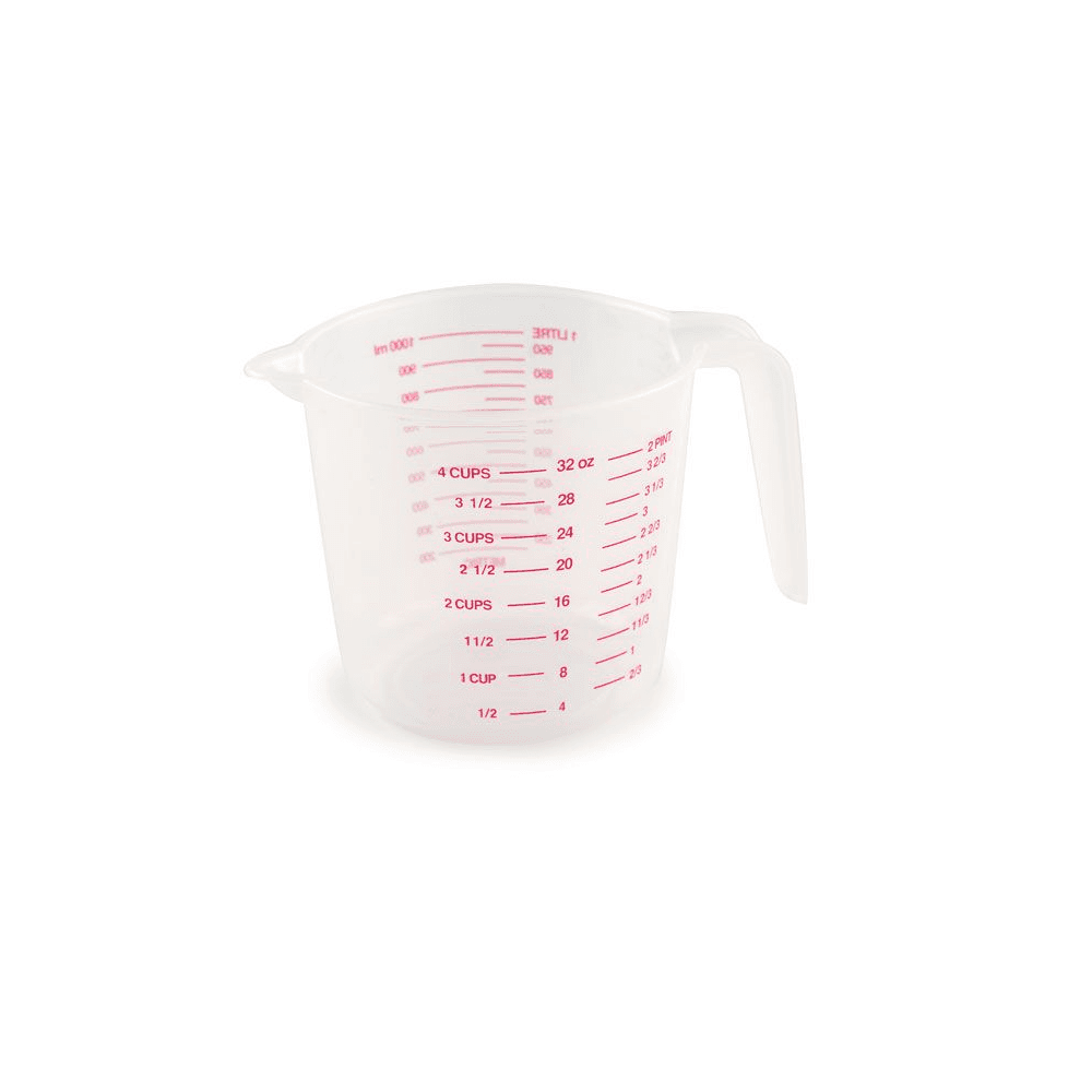 Norpro 4 Cup White Plastic Measuring Cup - Farm & Home Hardware
