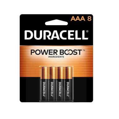 Duracell Coppertop AAA Alkaline Batteries, 8 Pack