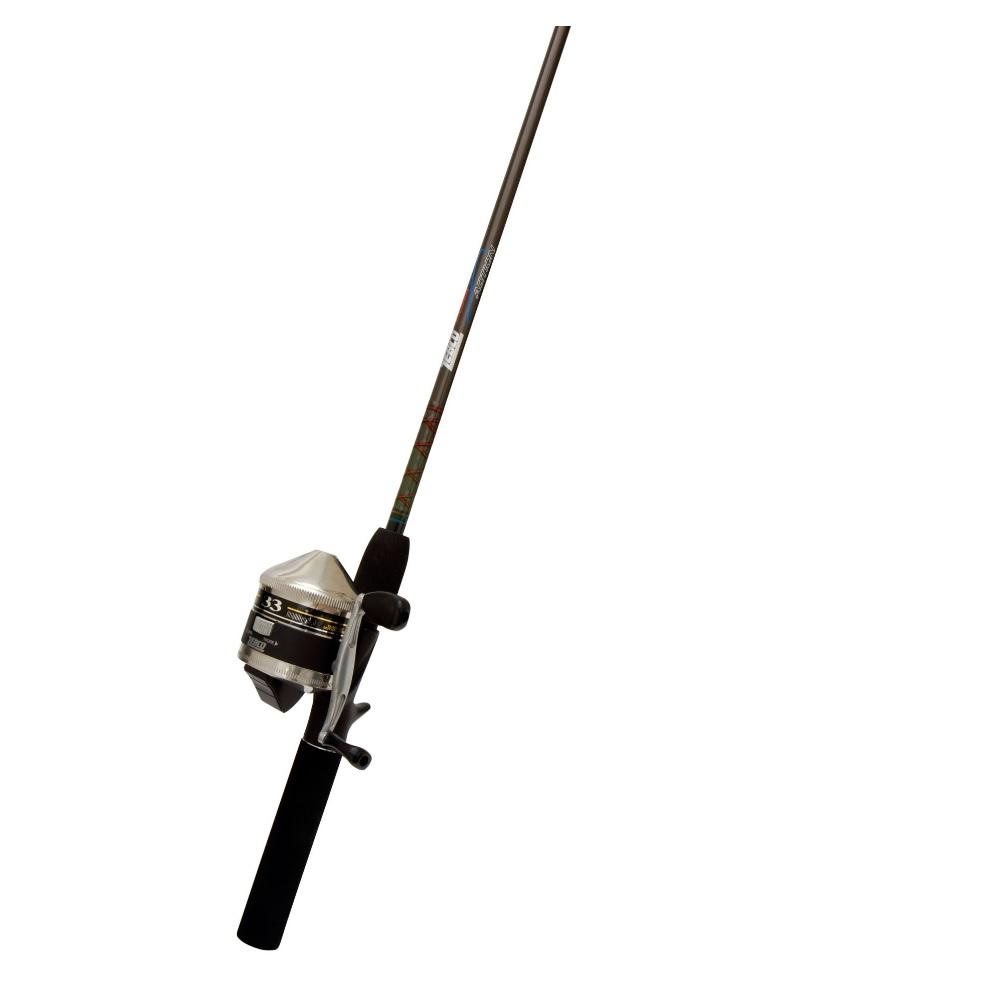 Zebco 33 Spincast Reel and Fishing Rod Combo, 6-Foot 2-Piece Rod