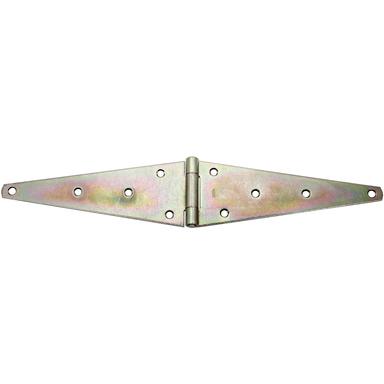 National Hardware 282 Heavy Strap Hinges in Zinc plated - N127-910