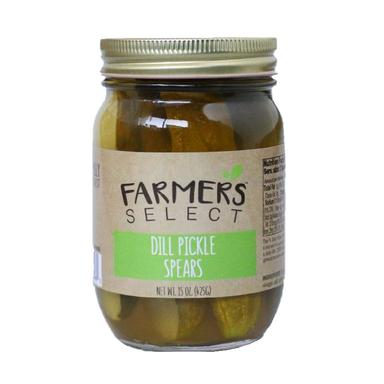 Farmers Select Dill Pickle Spears, 15 oz.