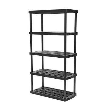 Gracious Living Fixed Height, Heavy Duty, Ventilated 5 Shelf Storage System - 91095-1C-25