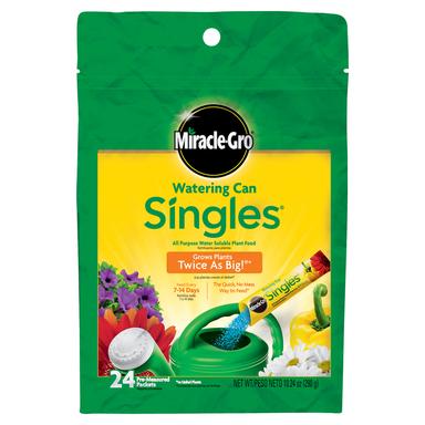Miracle-Gro Watering Can Singles All-Purpose Water Soluble Plant Food, 24 Pack - 101430