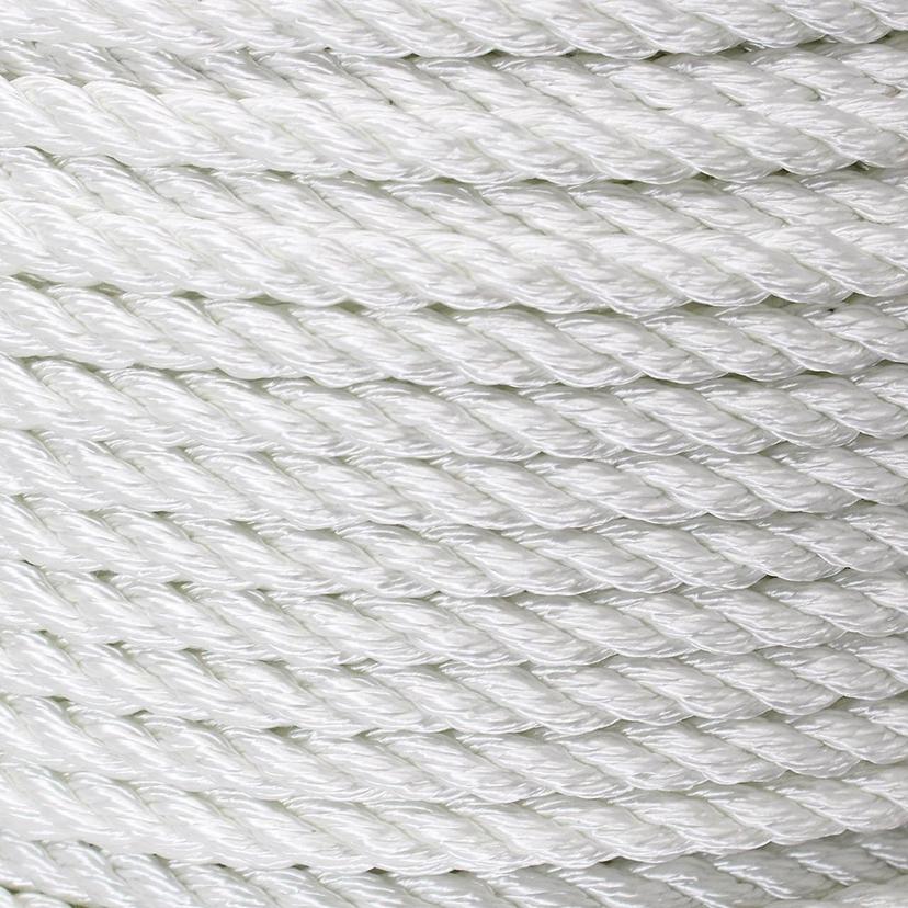 3/8 in. White Twisted Nylon Rope