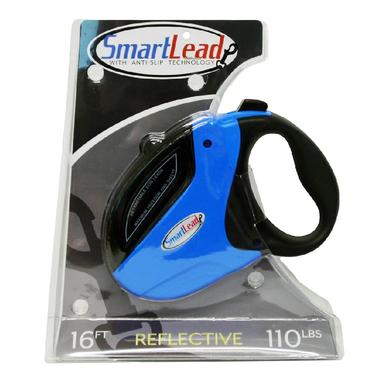 SmartLead 16' Retractable Leash, Blue - RL05BL