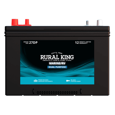 Rural King Marine and RV Dual Purpose Battery - MRU27