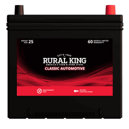 Rural King Classic Automotive Battery - 25-60 Main Image