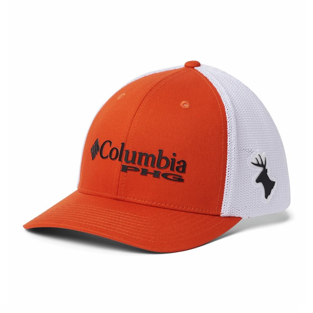 Columbia Unisex PFG Mesh Ball Cap, Orange - 1742151867
