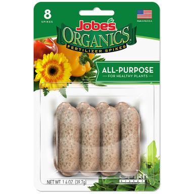 Jobe Organics All Purpose Fertilizer Spikes, 8 Pack - 06513