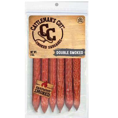 Oberto Cattleman's Cut Double Smoked Sausage Sticks, 3 oz.