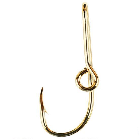 Eagle Claw 3 Pack 155RWBA Hat Hook Tie Clasp Fishing Hooks Red