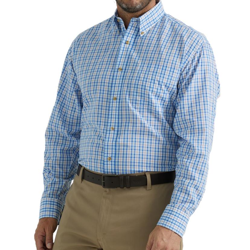 Wrangler Men\'s Riata Long | 4-pack Shirt, - , 112337460 Sleeve King Rural Button Assorted