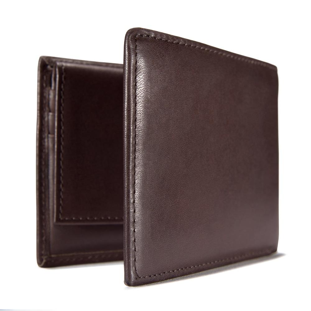 Carhartt Men's Oil Tan Leather Six Card Two Side Pocket Trifold