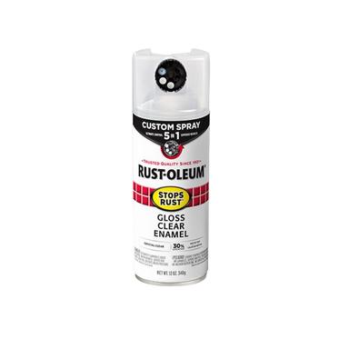 Rust-Oleum® Stops Rust® Protective Enamel with Custom Spray 5-in-1, Crystal Clear - 376885