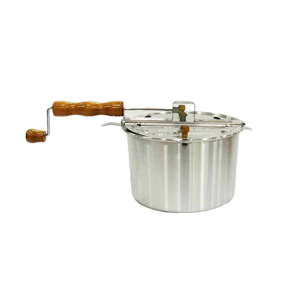 Whirley Pop Shop  Stainless Steel Whirley-Pop Stovetop Popcorn Popper with  Metal Gears